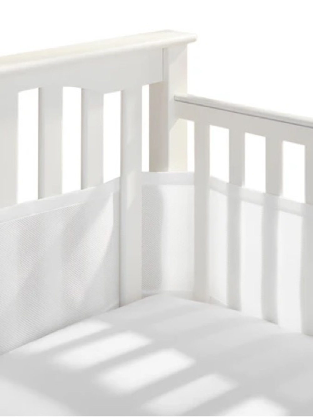 Halo White Breathable Crib Mesh Liner
